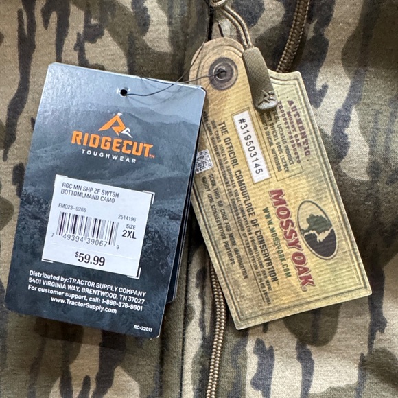 Ridgecut Tough wear Camouflage Hooded Jacket - Picture 3 of 3